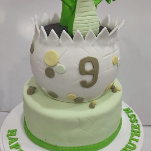 baby dino cake