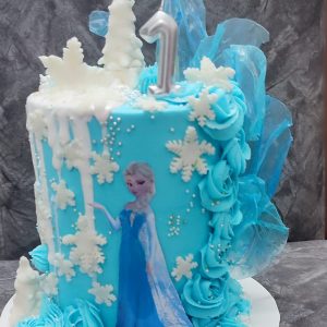 Elsa Themed Cake