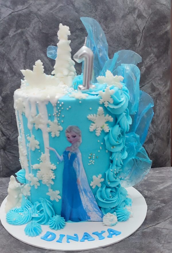 Elsa Themed Cake